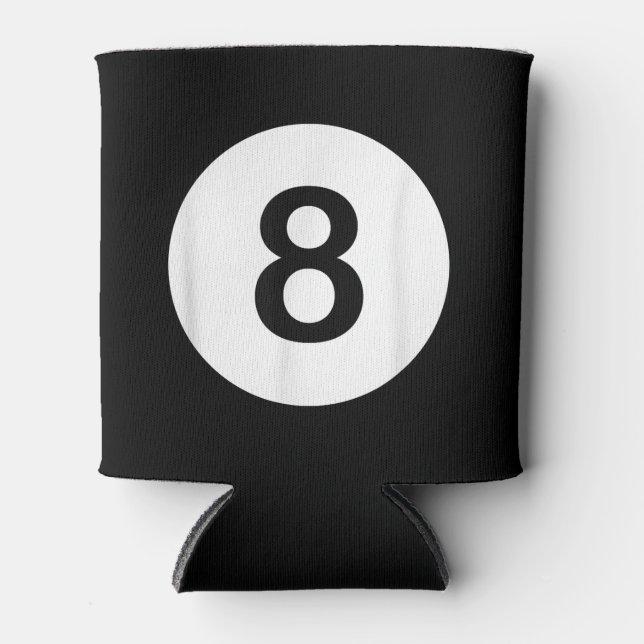 8 Ball Pool Hall T-Shirts, Shark Lover Geschenk Dosenkühler (Vorderseite)