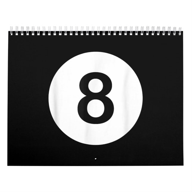 8 Ball Pool Hall T-Shirts, Shark Lover Geschenk Kalender (Titelbild)