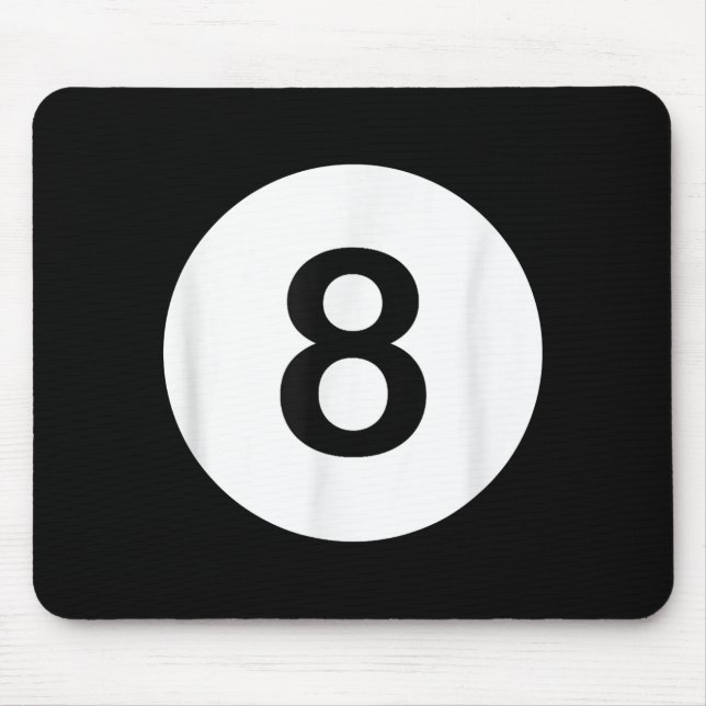 8 Ball Pool Hall T-Shirts, Shark Lover Geschenk Mousepad (Vorne)