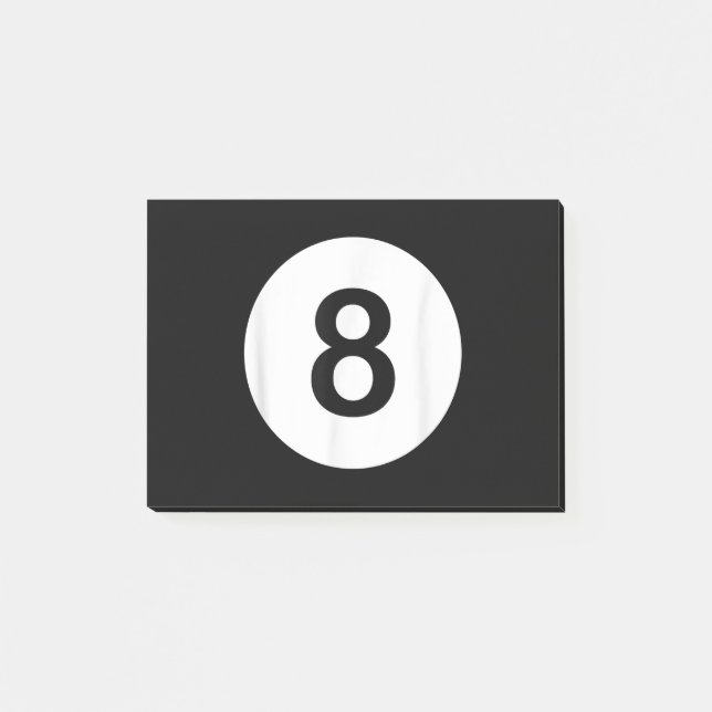 8 Ball Pool Hall T-Shirts, Shark Lover Geschenk Post-it Klebezettel (Vorderseite)