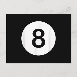 8 Ball Pool Hall T-Shirts, Shark Lover Geschenk Postkarte
