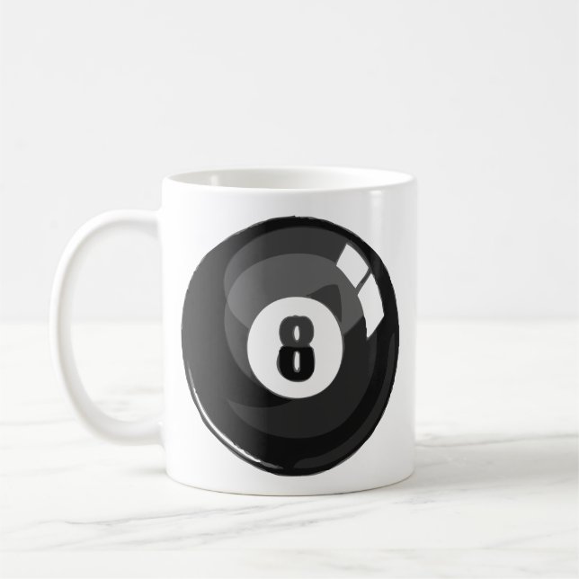 8 Ball-Pool Tasse (Links)