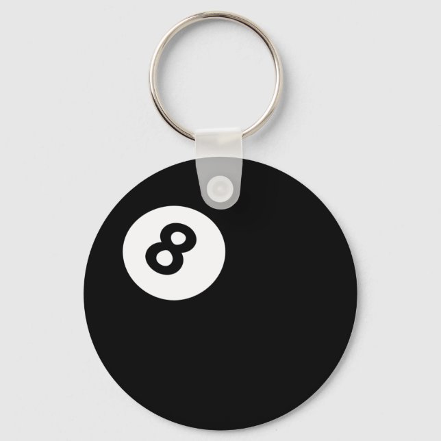 8 Ball Schlüsselanhänger (Vorderseite)