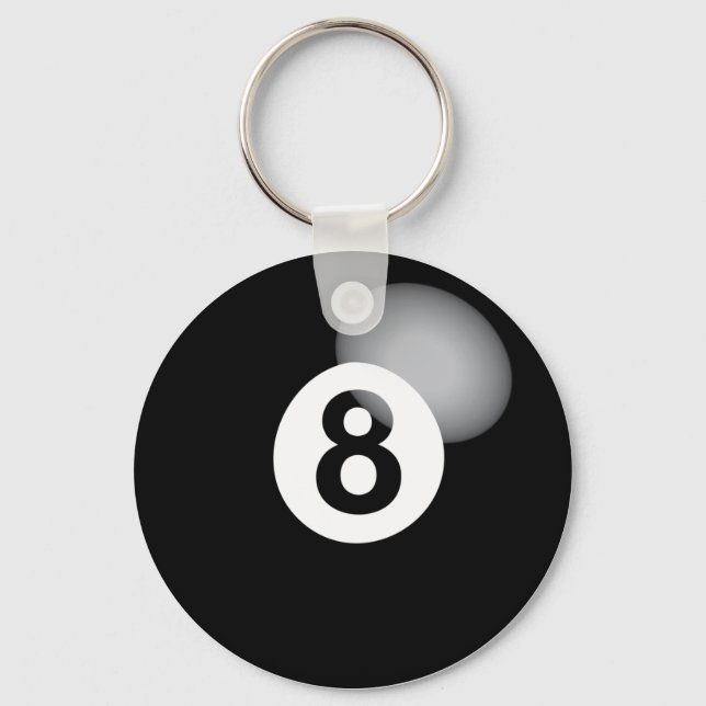 8 Ball Schlüsselanhänger (Vorderseite)