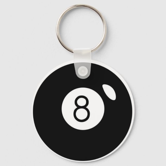 8 Ball Schlüsselanhänger (Vorderseite)