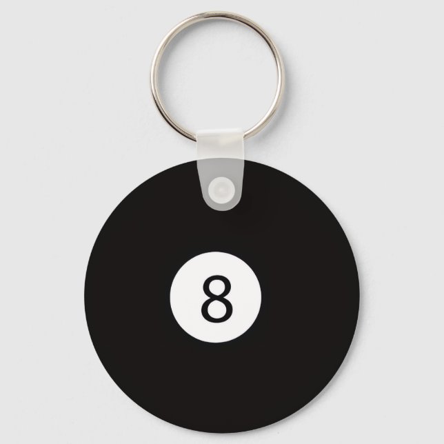 8 Ball Schlüsselanhänger (Vorderseite)