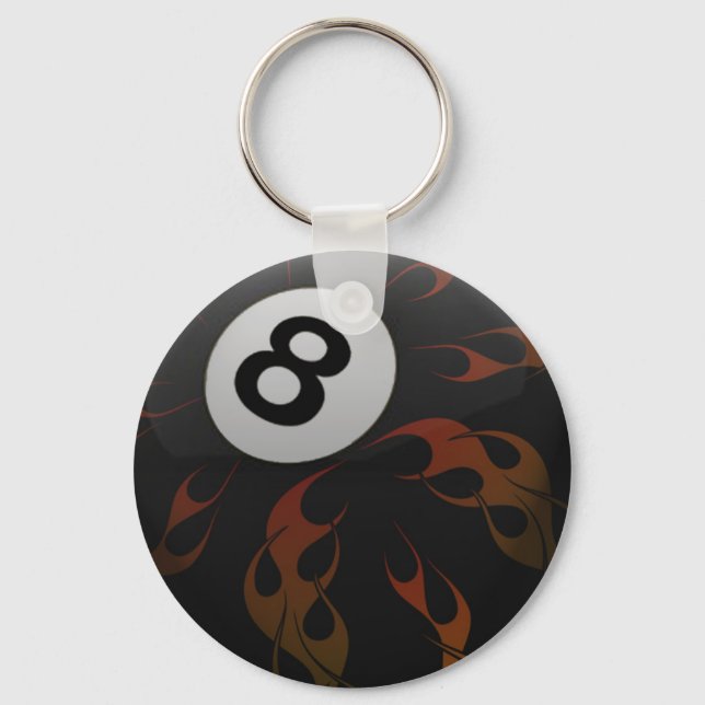 8 Ball Schlüsselanhänger (Vorderseite)