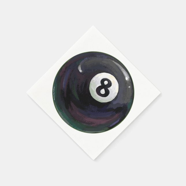 8 Ball Serviette (Ecke)