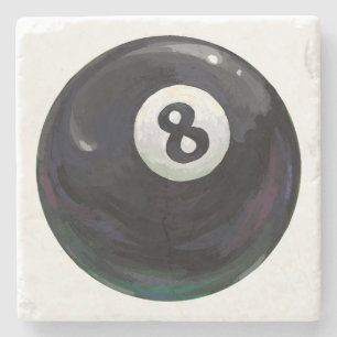 8 Ball Steinuntersetzer