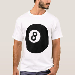 8 Ball Sticker Decal T-Shirt