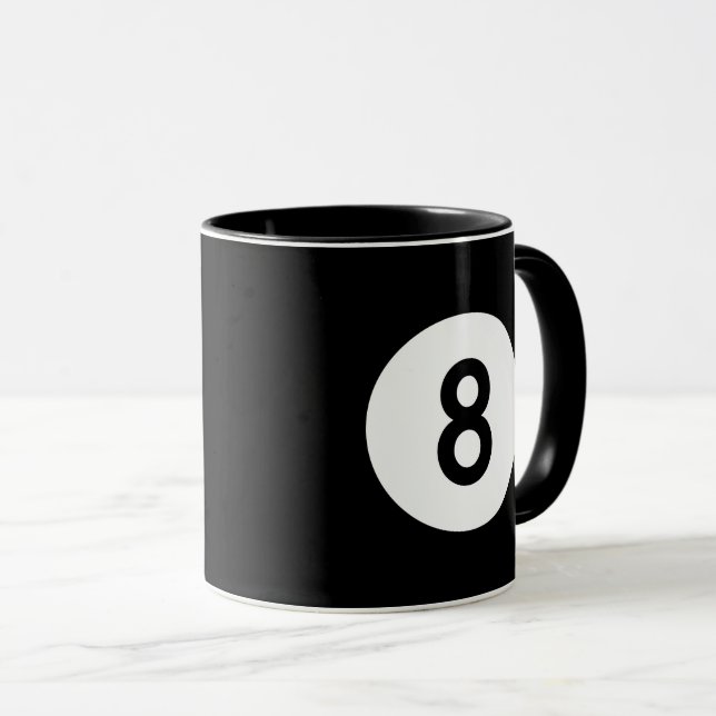 8 Ball Tasse (VorderseiteRechts)