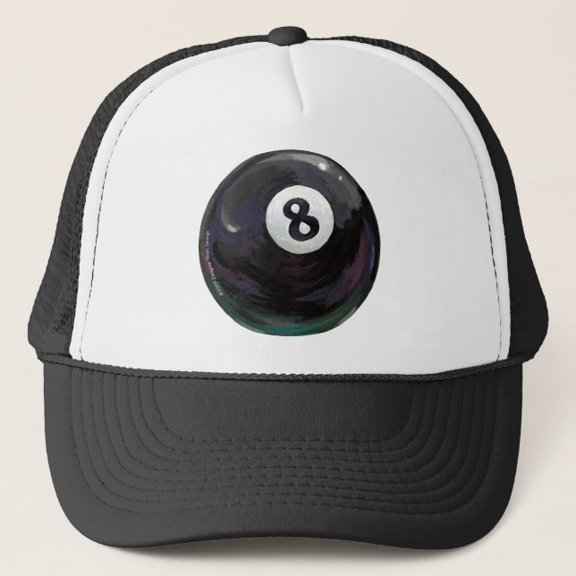 8 Ball Truckerkappe (Vorderseite)