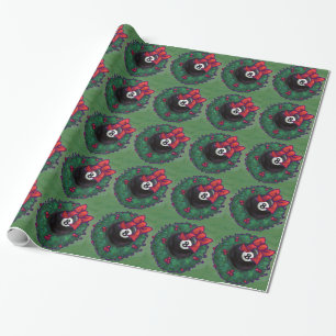 8 Ball Weihnachten Geschenkpapier