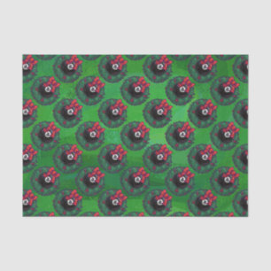 8 Ball Weihnachtskranz Seidenpapier