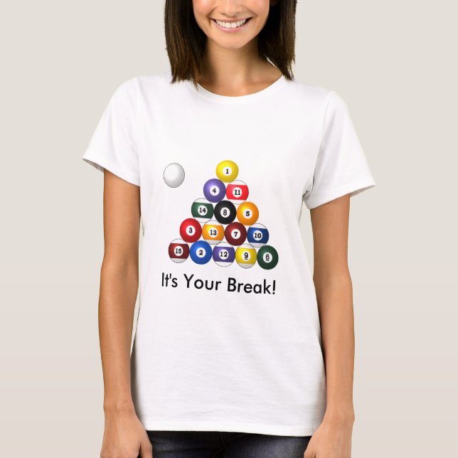8 Ballgestell-Shirts T-Shirt (Vorderseite)