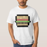 8-Bit Burger Pixel Art T - Shirt<br><div class="desc">8-Bit Burger Pixel Art Design von obinsun</div>
