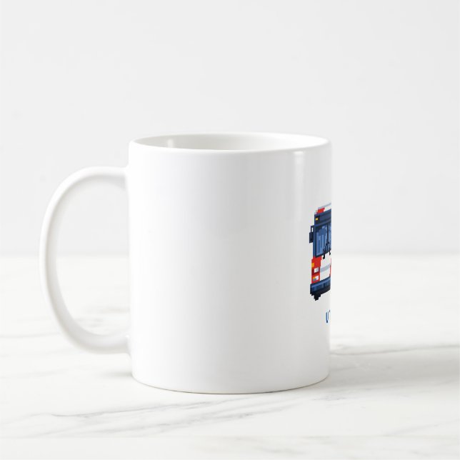 8-Bit-Bus-Tasse Kaffeetasse (Links)