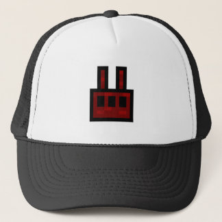 8 Bit-Eisen-Arbeits-Logo-Hut Truckerkappe