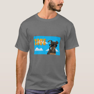 8-bit Game Over Miniature Pinscher T-Shirt