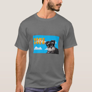 8 Bit Game Over Miniature Schnauzer T-Shirt