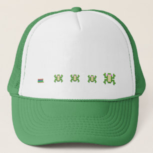 8 Bit Gamerfroschkappe Truckerkappe