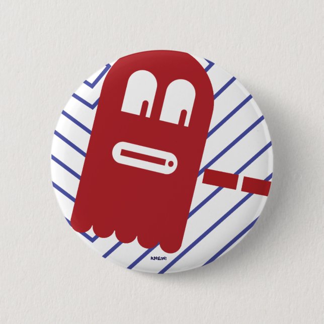 8-Bit-GEIST Knopf Button (Vorderseite)