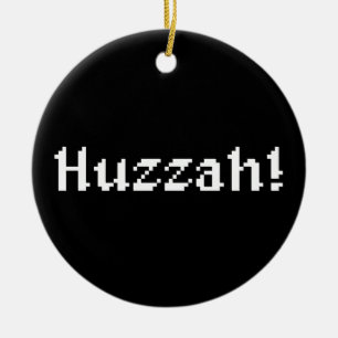 8 Bit Huzzah! Keramik Ornament