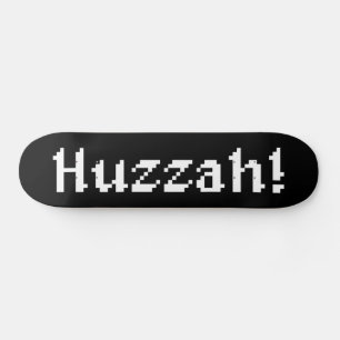 8 Bit Huzzah! Skateboard