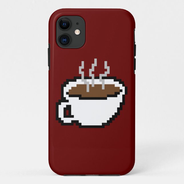 8-Bit-Kaffeegehäuse Case-Mate iPhone Hülle (Rückseite)