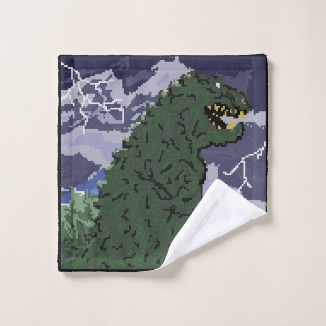 8 bit Kaiju Waschlappen (Waschlappen)