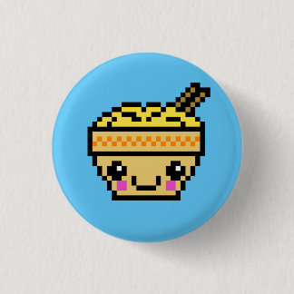 8 Bit Kawaii Ramen Button