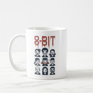 8 Bit nach einem Vampir Kaffeetasse