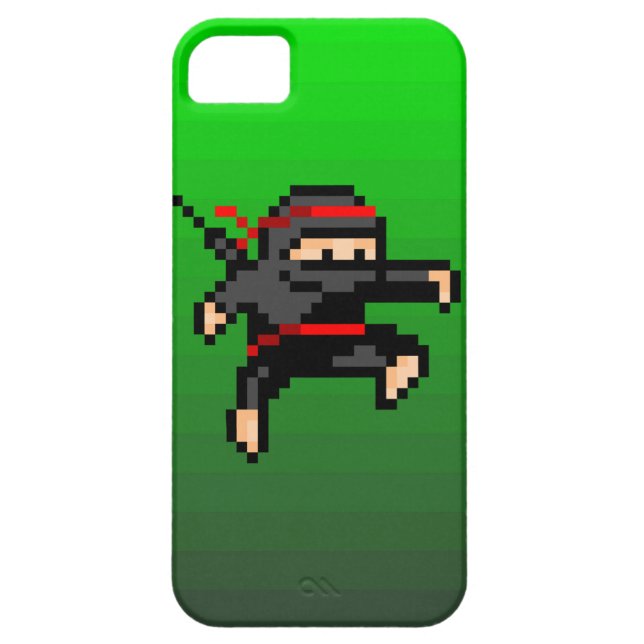8-Bit Ninja Case-Mate iPhone Hülle (Rückseite)