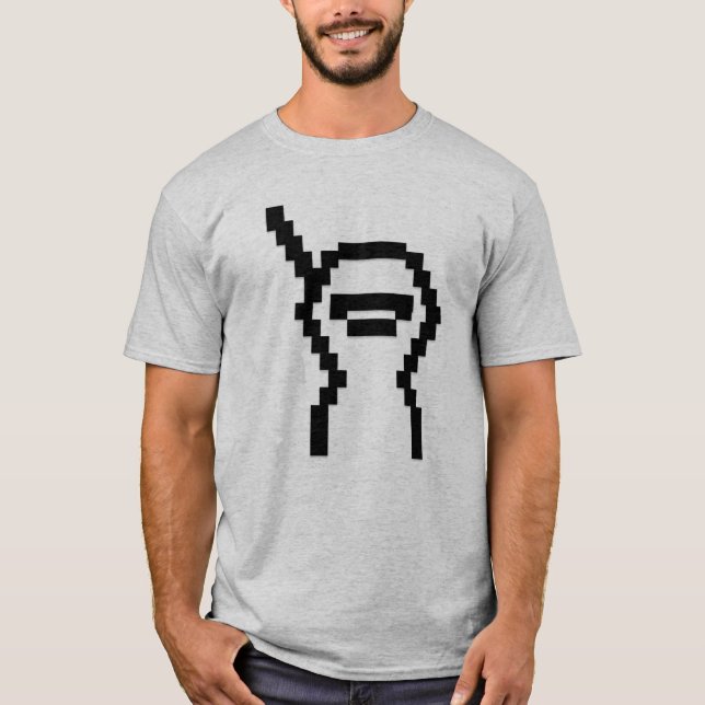 8 Bit ninja T-Shirt (Vorderseite)