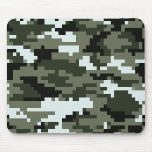 8 Bit Pixel Digital Urban Camouflage / Camouflage Mousepad
