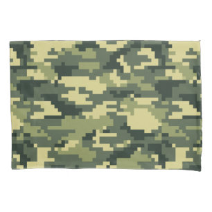 8 Bit-Pixel-Digital-Waldtarnung/-Camouflage Kissenbezug
