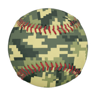 8 Bit Pixel Digital Woodland Camouflage / Camoufla Baseball