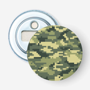8 Bit Pixel Digital Woodland Camouflage / Camoufla Flaschenöffner