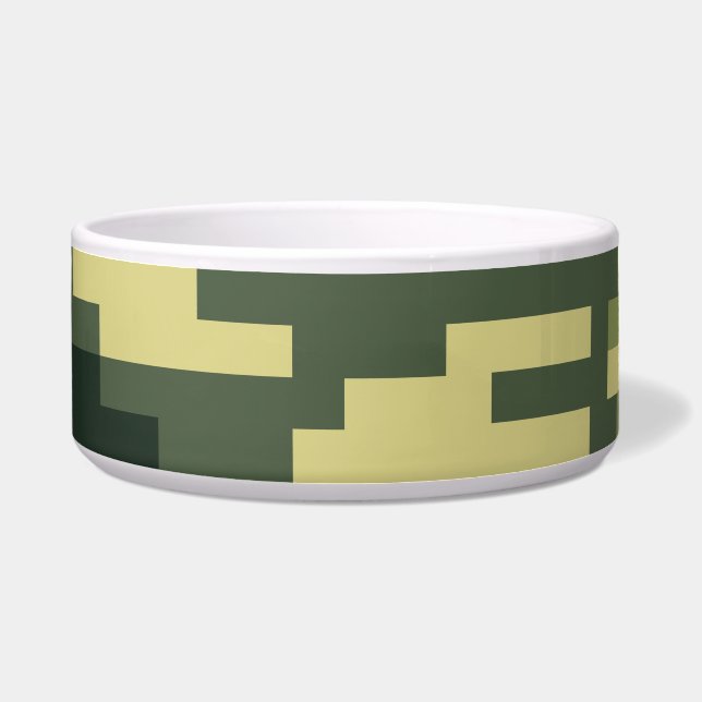 8 Bit Pixel Digital Woodland Camouflage / Camoufla Napf (Vorderseite)
