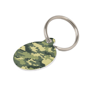 8 Bit Pixel Digital Woodland Camouflage / Camoufla Tiernamensmarke