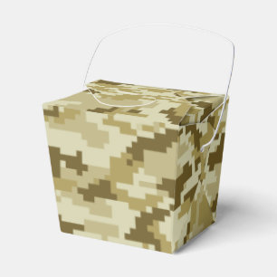 8 Bit Pixel digitale Wüste Camouflage / Camouflage Geschenkschachtel