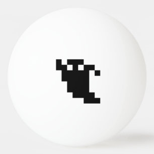 8 Bit-Pixel-Geist-Schatten Tischtennisball