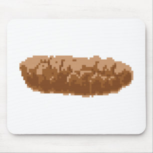 8 Bit Pixel Gekackt Mousepad