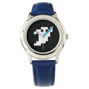 8 Bit Pixel Ghost Armbanduhr