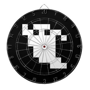 8 Bit Pixel Ghost Dartscheibe