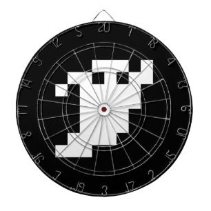 8 Bit Pixel Ghost Dartscheibe