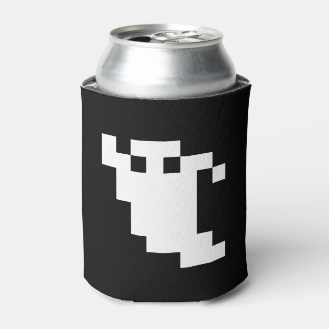 8 Bit Pixel Ghost Dosenkühler (Kanne Vorderseite)
