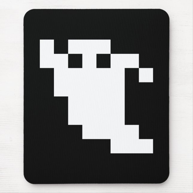 8 Bit Pixel Ghost Mousepad (Vorne)