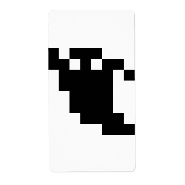 8 Bit Pixel Ghost Shadow (Vorne)