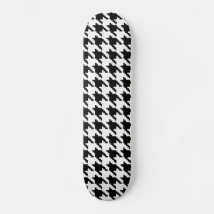 8 Bit Pixel Hahnentrittmuster Karo Muster Skateboard